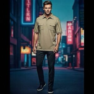 NWOT. Michael Brandon 100% cotton polo shirt